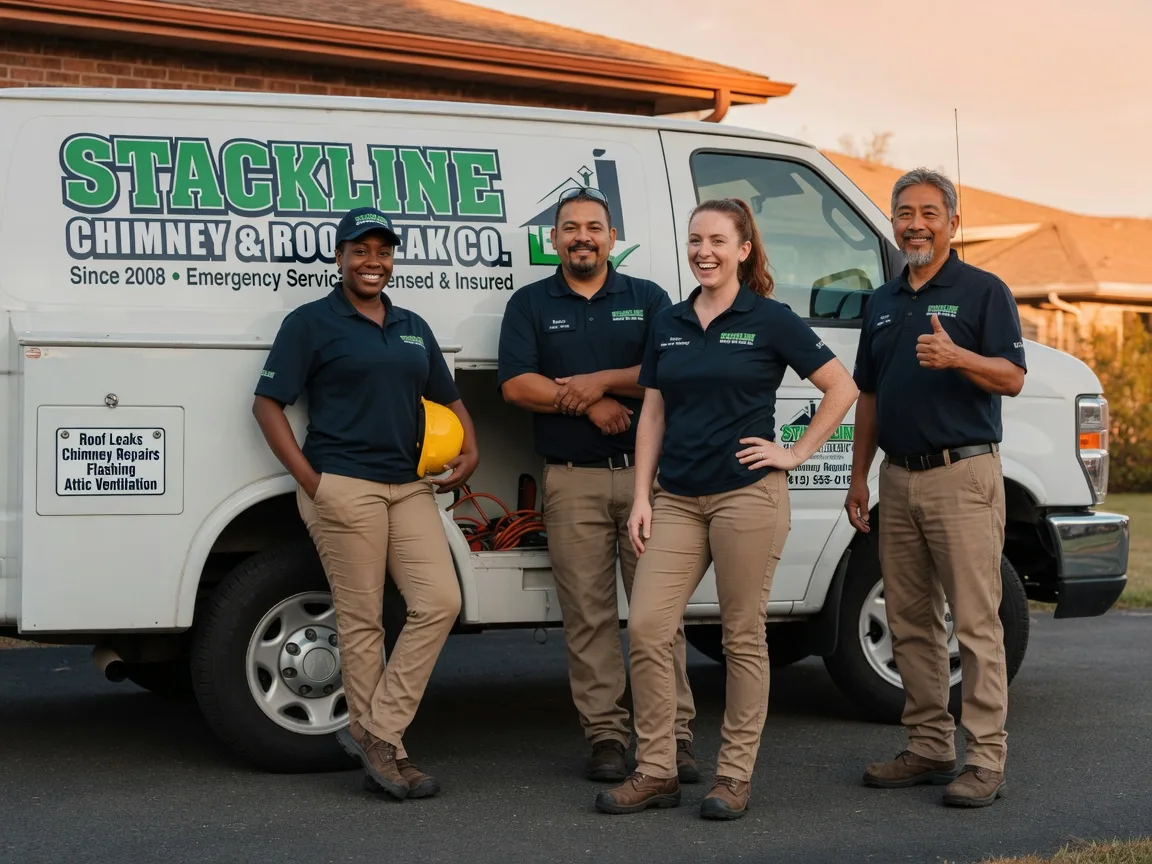 Chimney flashing repair company in Pinetops, NC